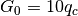 G_{0} = 10 q_{c}